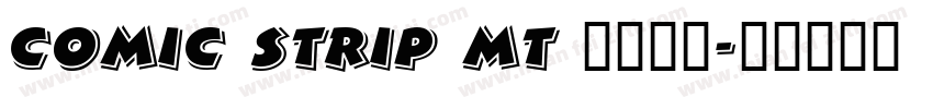 Comic Strip MT 语言英文字体转换